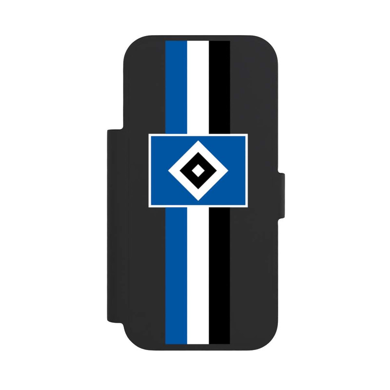 iPhone 17 Pro NIVOflip HSV Streifen - Blau-Weiß-Schwarz - ohne Hintergrund