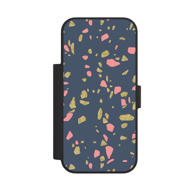 iPhone 17 Pro NIVOflip Terazzo Gold-Optik
