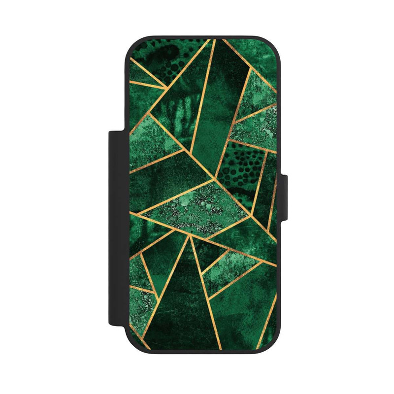 iPhone 17 Pro NIVOflip Deep Emerald Gold Print
