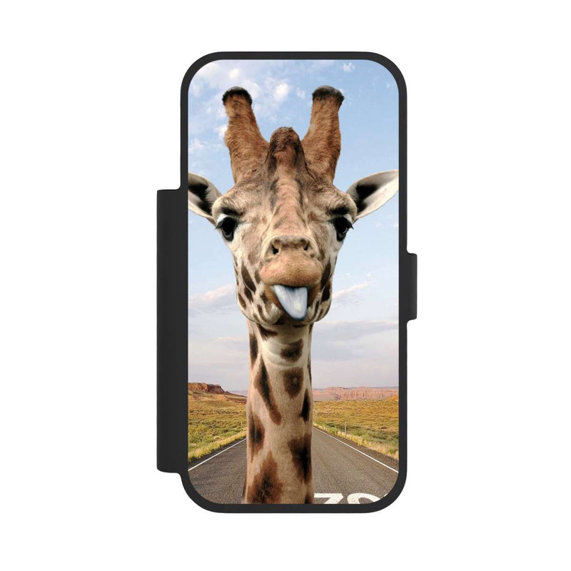 iPhone 17 Pro NIVOflip Giraffe auf der Straße