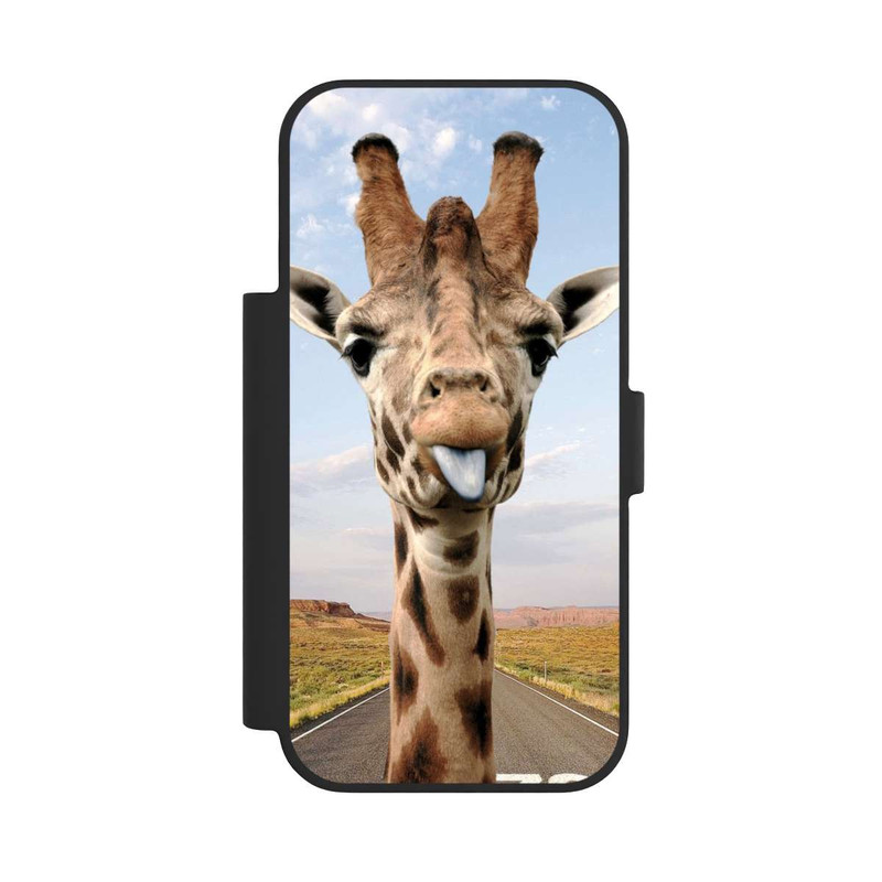 iPhone 17 Pro NIVOflip Giraffe auf der Straße