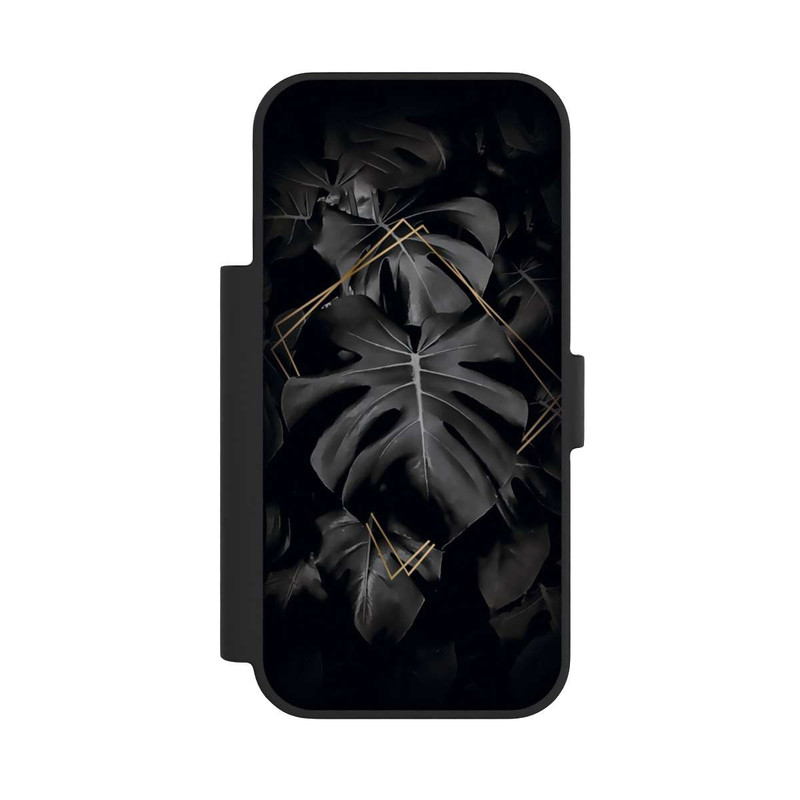 iPhone 17 Pro NIVOflip Schwarze Blätter