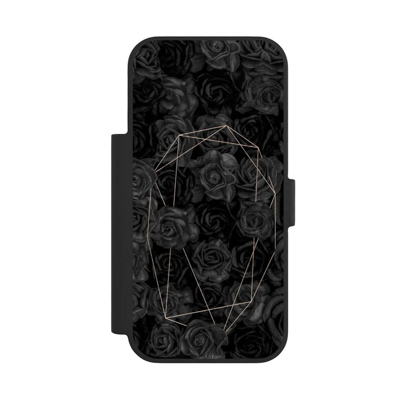 iPhone 17 Pro NIVOflip Schwarze Rosen