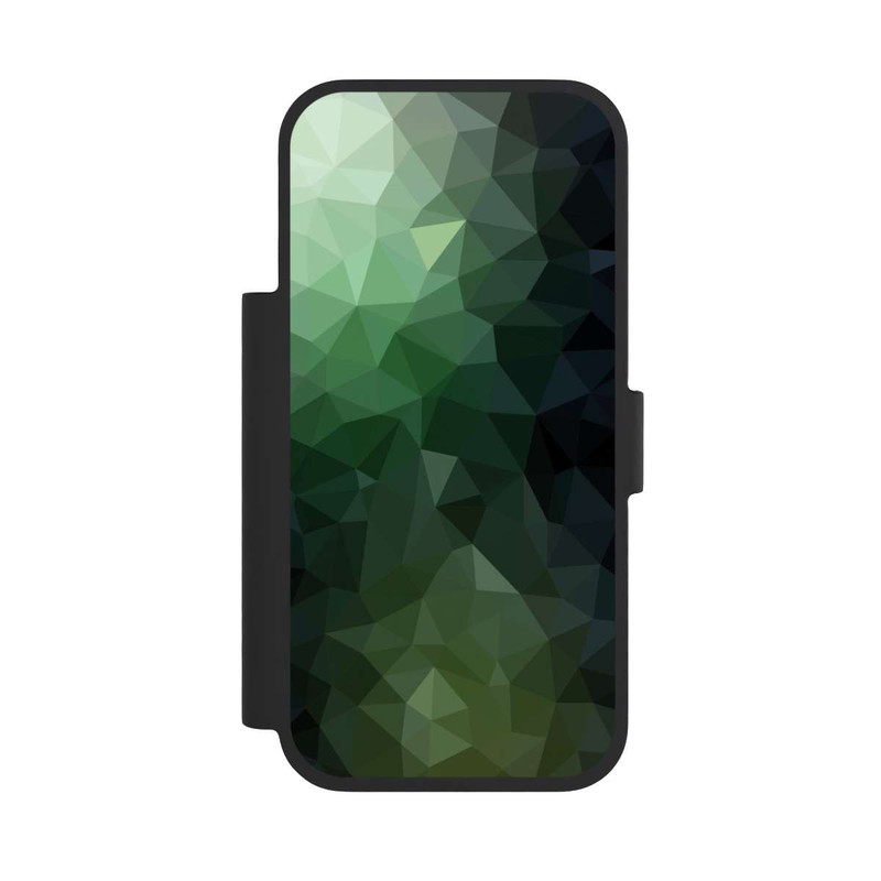 iPhone 17 Pro NIVOflip Polygonal Mosaic Green