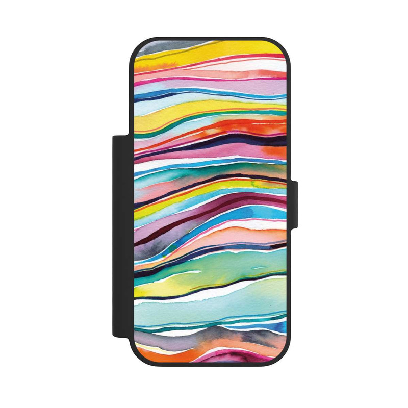 iPhone 17 Pro NIVOflip Aquarell Achatschichten