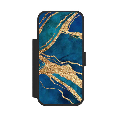 Apple iPhone 17 Pro NIVOflip Gemstone Blue Gold