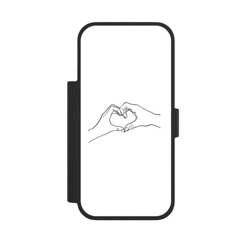 Apple iPhone 17 Pro NIVOflip Love Hands Line Art