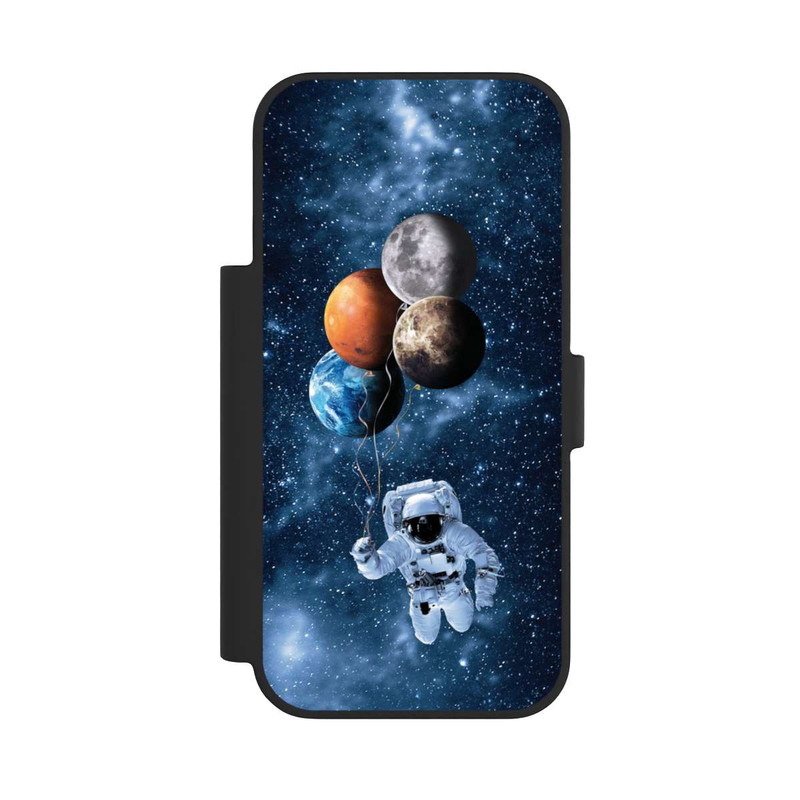 iPhone 17 Pro NIVOflip Astronaut mit Planeten