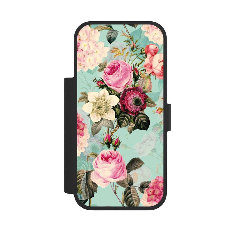 iPhone 17 Pro NIVOflip Turquoise Wallpaper Roses