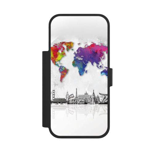 Apple iPhone 17 Pro NIVOflip Worldmap with Skyline