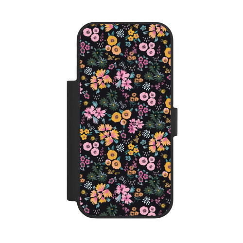Apple iPhone 17 Pro NIVOflip Petites Fleurs colorées Noir 2