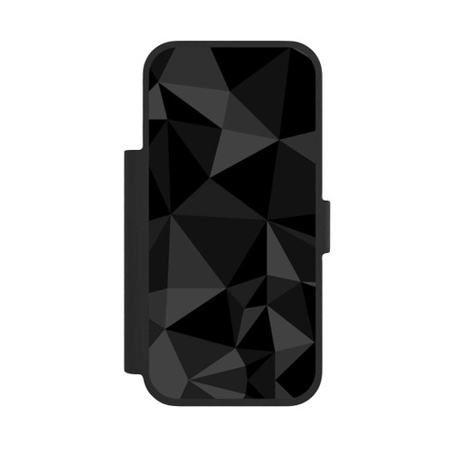 Apple iPhone 17 Pro NIVOflip Polygon Pattern Black