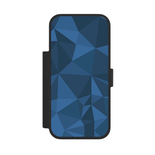 Apple iPhone 17 Pro NIVOflip Polygon Pattern Blue