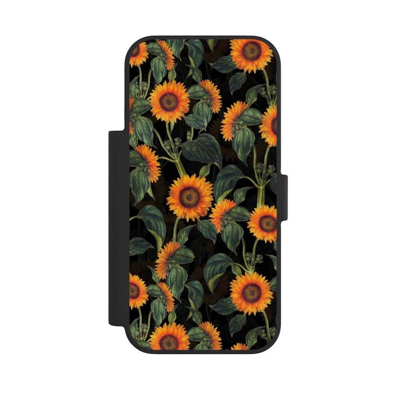 iPhone 17 Pro NIVOflip Sonnenblume schwarz