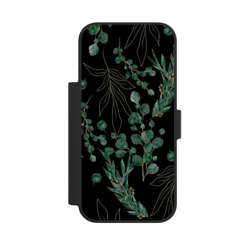 iPhone 17 Pro NIVOflip Eucalyptus Leaves black