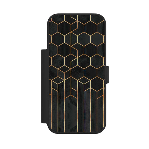 Apple iPhone 17 Pro NIVOflip Schwarze Sechsecke