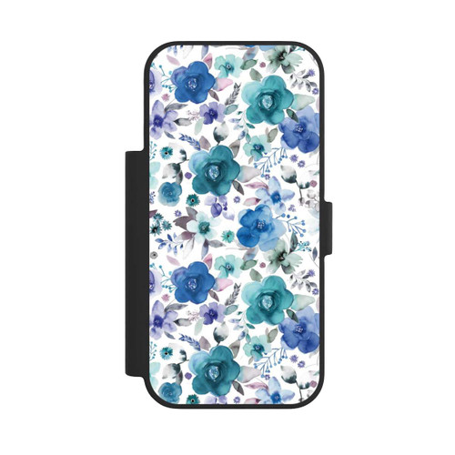 Apple iPhone 17 Pro NIVOflip Winterblumensträuße Blau