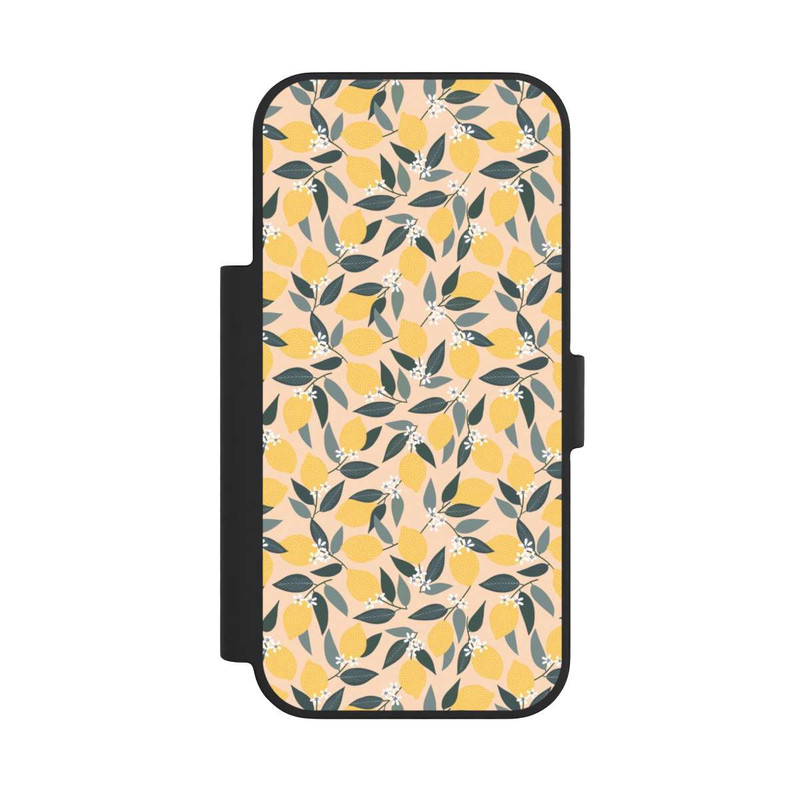 iPhone 17 Pro NIVOflip Rosa Zitronen-Muster