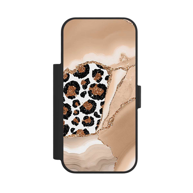 iPhone 17 Pro NIVOflip  Muster und Texturen Hellgold