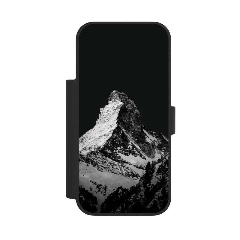 iPhone 17 Pro NIVOflip Snow Capped Mountains grey