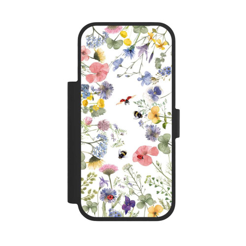 Apple iPhone 17 Pro NIVOflip Bunte Frühlingsblumen und Bienen
