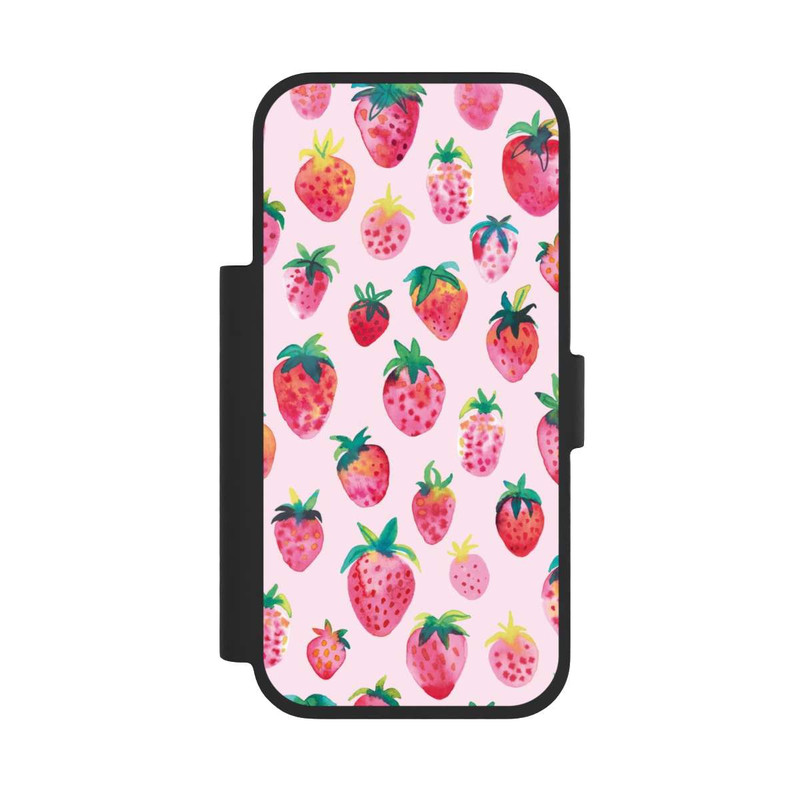 iPhone 17 Pro NIVOflip Aquarell Erdbeeren