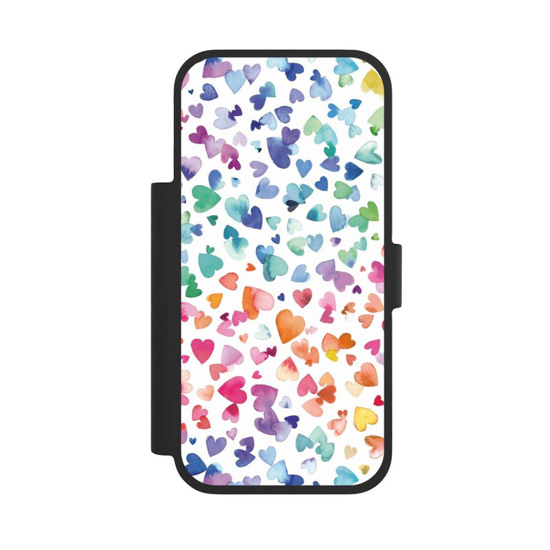 iPhone 17 Pro NIVOflip Watercolor Love Hearts