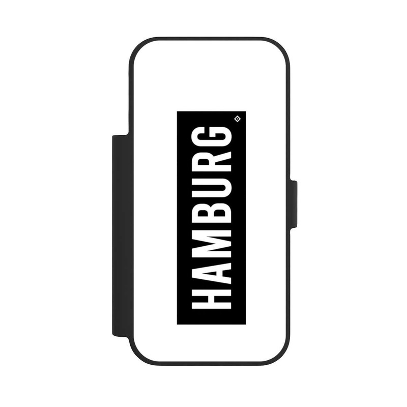 iPhone 17 Pro NIVOflip HSV Hamburg Schwarz Weiss