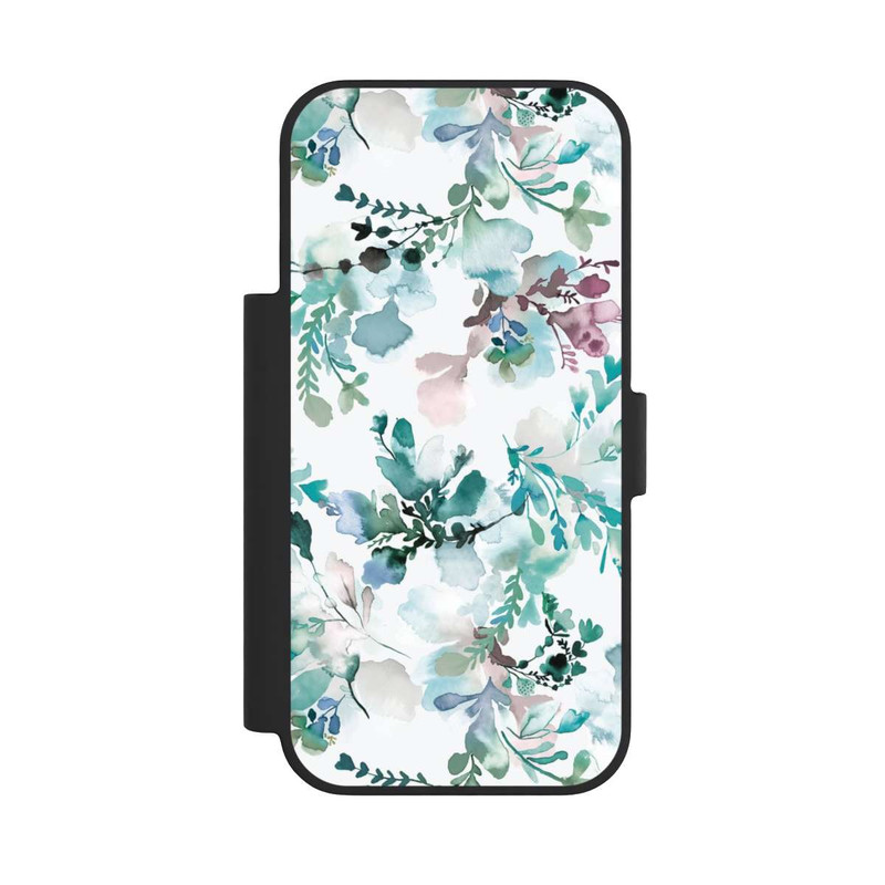 iPhone 17 Pro NIVOflip Fleurs d'automne délicates Eucalyptus