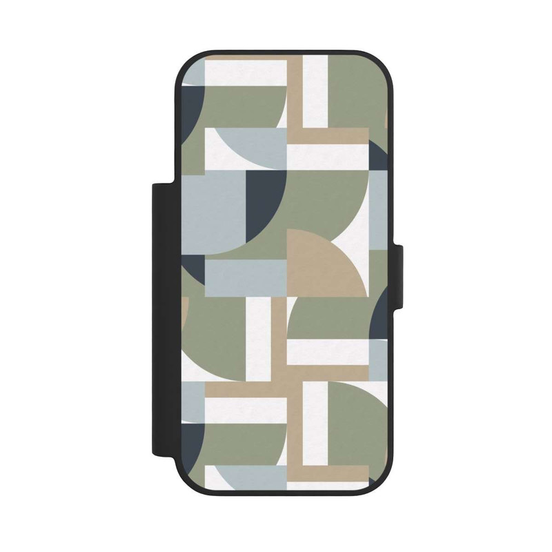 iPhone 17 Pro NIVOflip Futuristische Bauhaus Polygone Beige