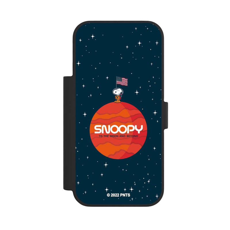 iPhone 17 Pro NIVOflip Snoopy Weltraumreisender Orange