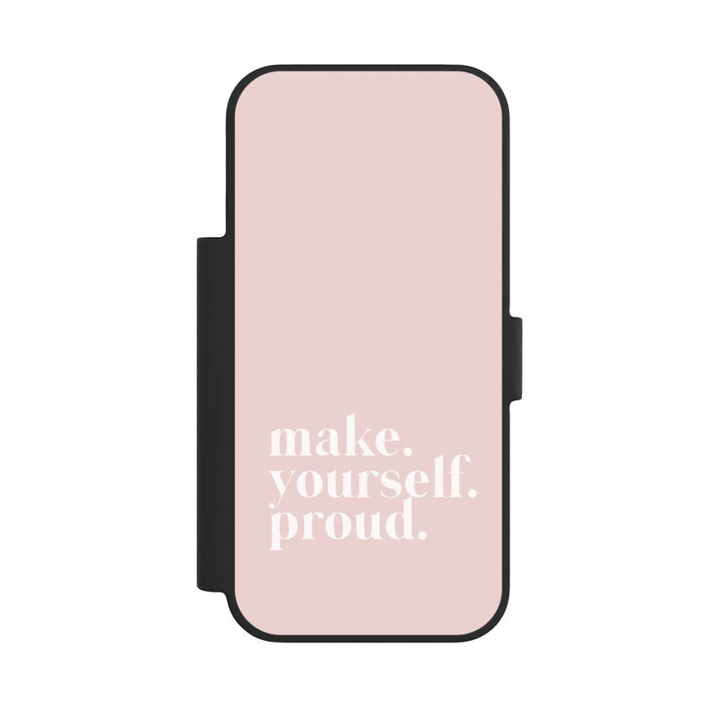 iPhone 17 Pro NIVOflip Make Yourself Proud Zitat - Altrosa