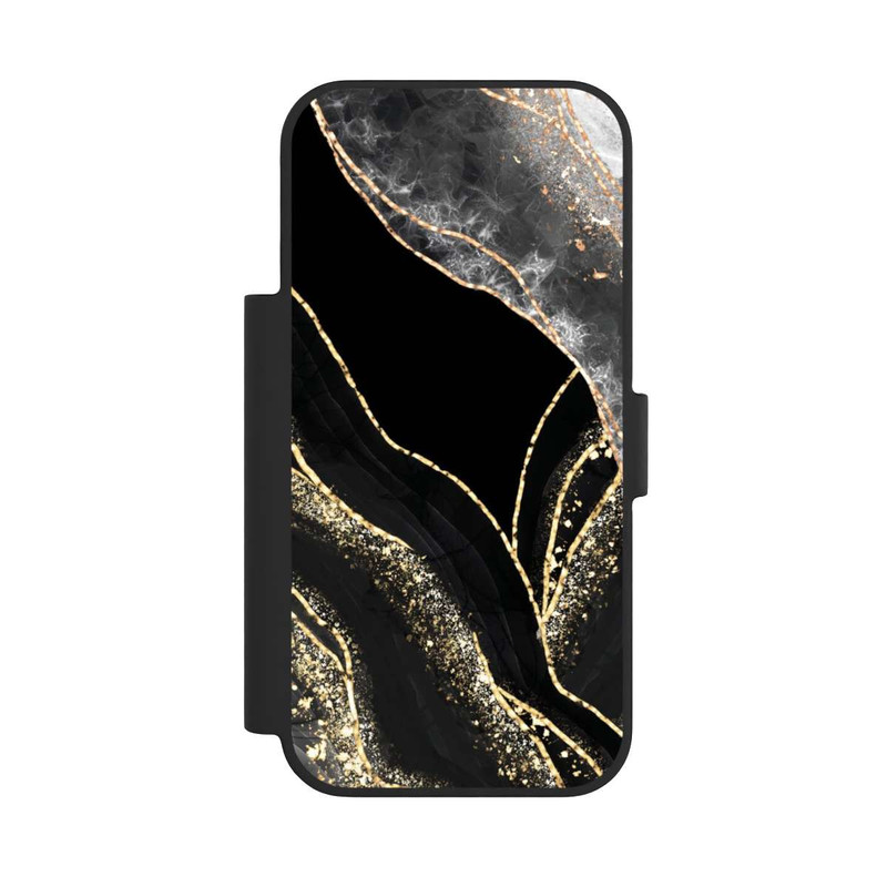 iPhone 17 Pro NIVOflip Dark Marble Gold