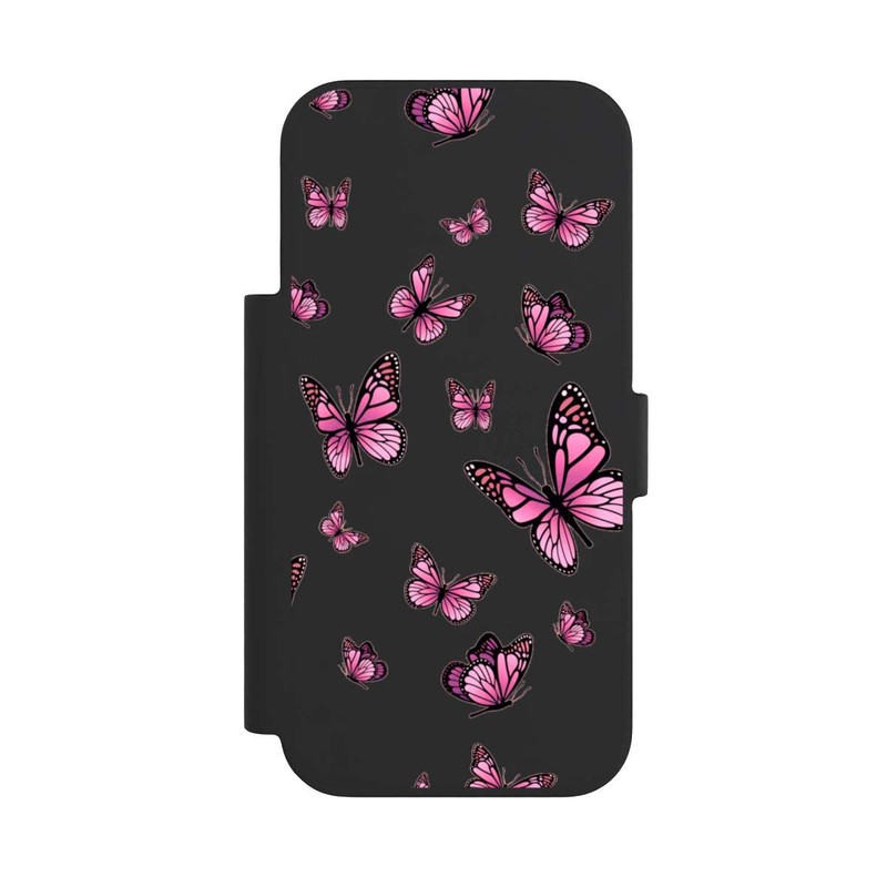 iPhone 17 Pro NIVOflip Schmetterlinge pink