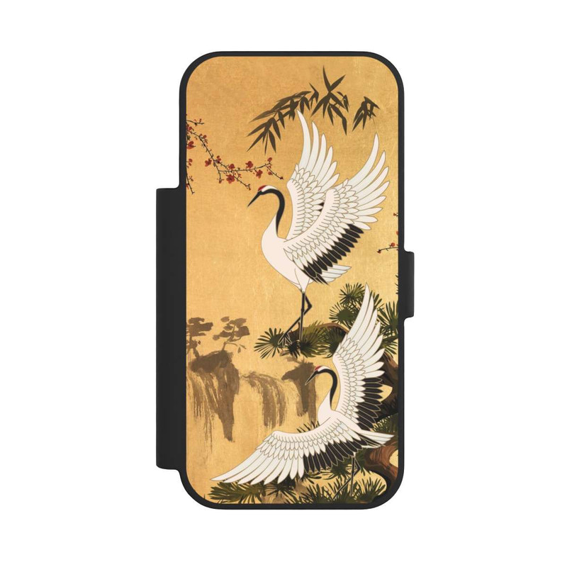 iPhone 17 Pro NIVOflip Kraniche Gold Japan 2