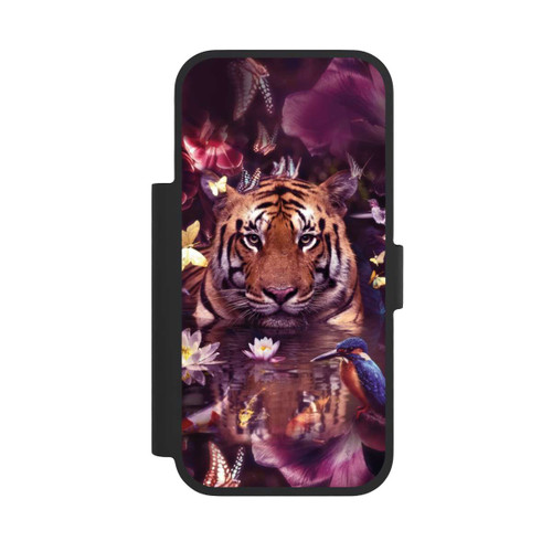 Apple iPhone 17 Pro NIVOflip Tiger Blumenrahmen