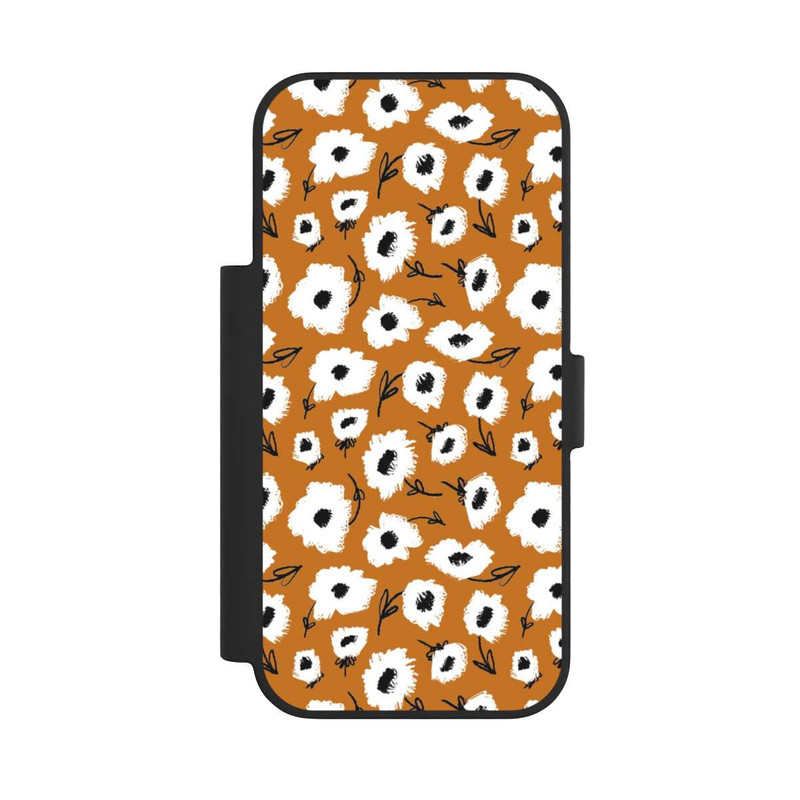 iPhone 17 Pro NIVOflip Pattern Fleurs Ocres