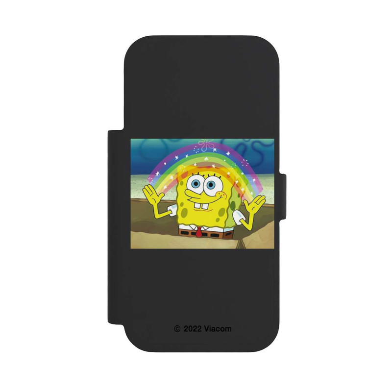 iPhone 17 Pro NIVOflip Spongebob - Rainbow Meme transparent