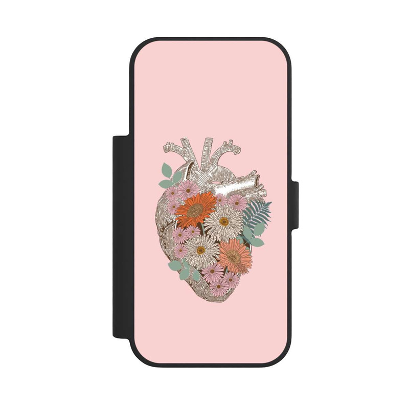 iPhone 17 Pro NIVOflip Florales Vintage-Herz