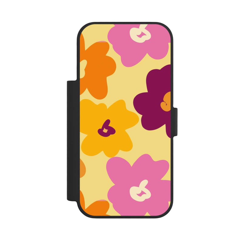 iPhone 17 Pro NIVOflip Fleurs Colorées Rétro