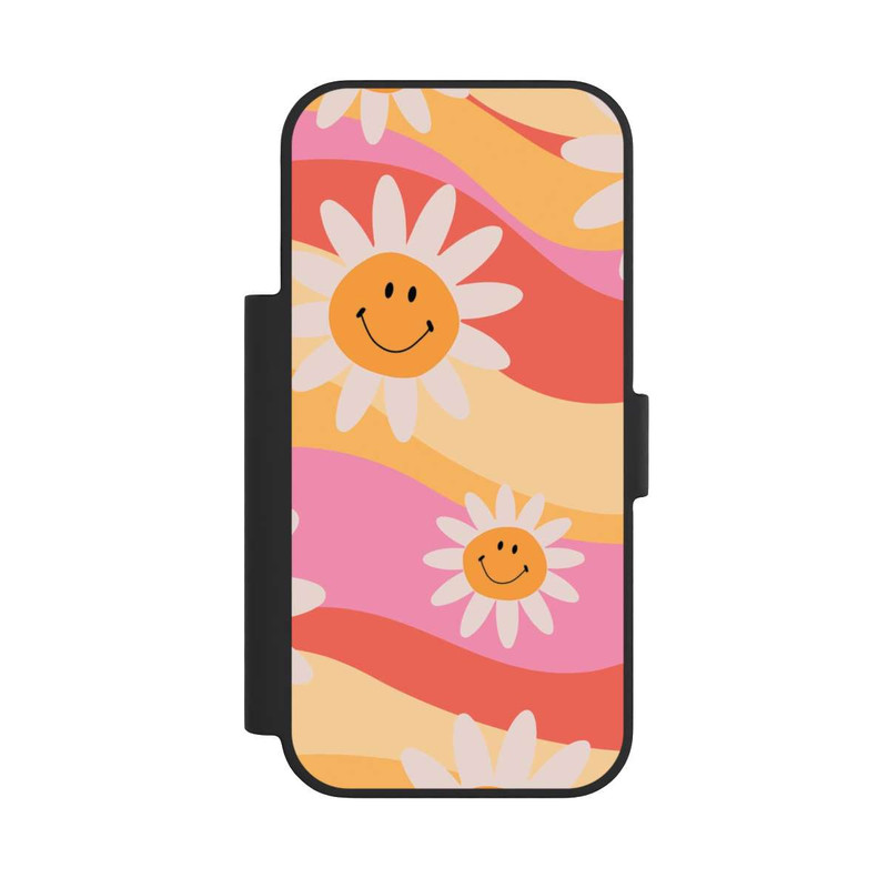 iPhone 17 Pro NIVOflip Retro Smiles Orange Colorful