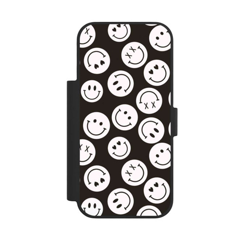 Apple iPhone 17 Pro NIVOflip Smiles Emotes Pattern Black And White