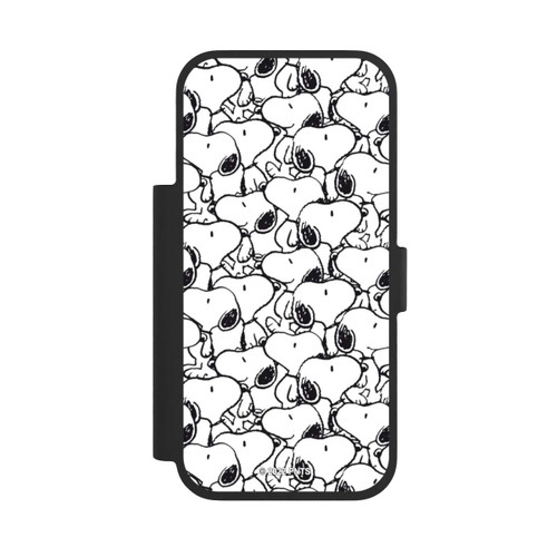 Apple iPhone 17 Pro NIVOflip Snoopy Pattern Black And White