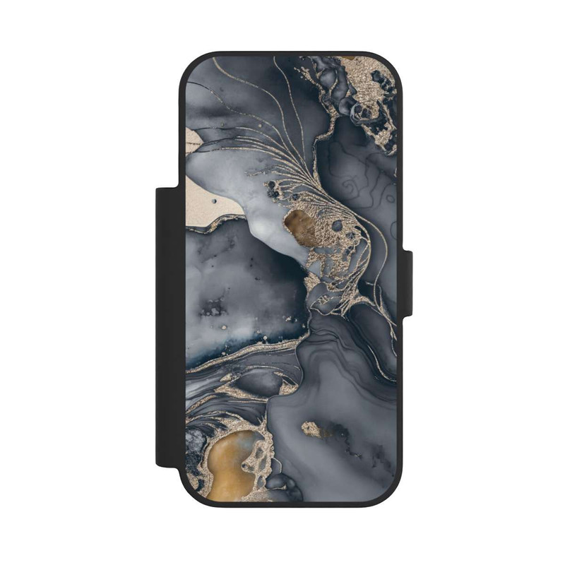 iPhone 17 Pro NIVOflip Alcohol Ink Gold Grey