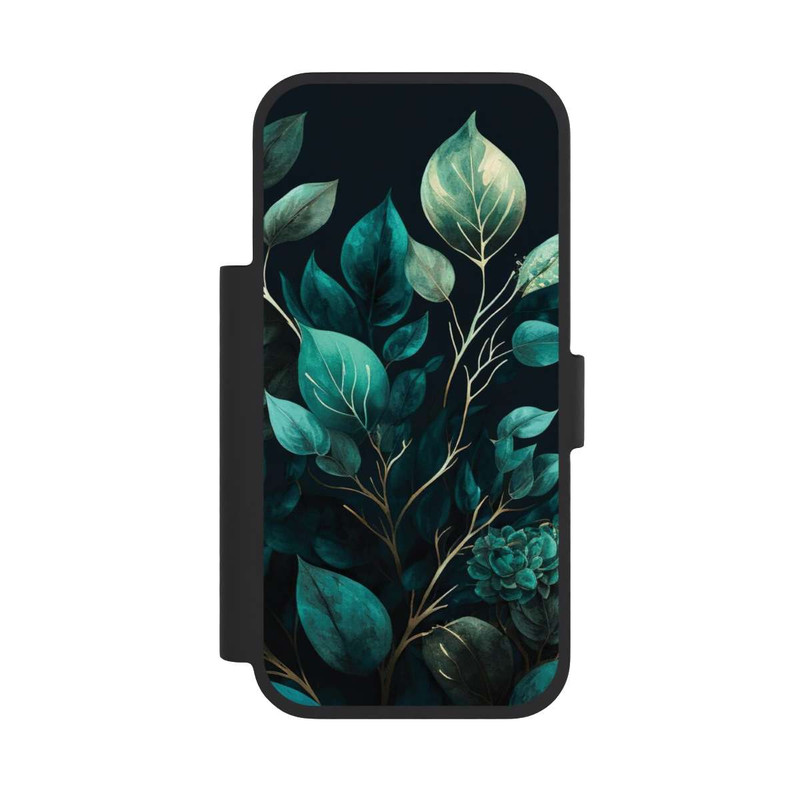 iPhone 17 Pro NIVOflip Eucalyptus Dark Background