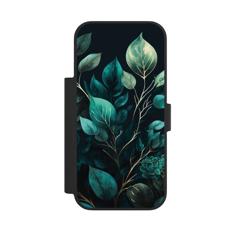 iPhone 17 Pro NIVOflip Eucalyptus Dark Background
