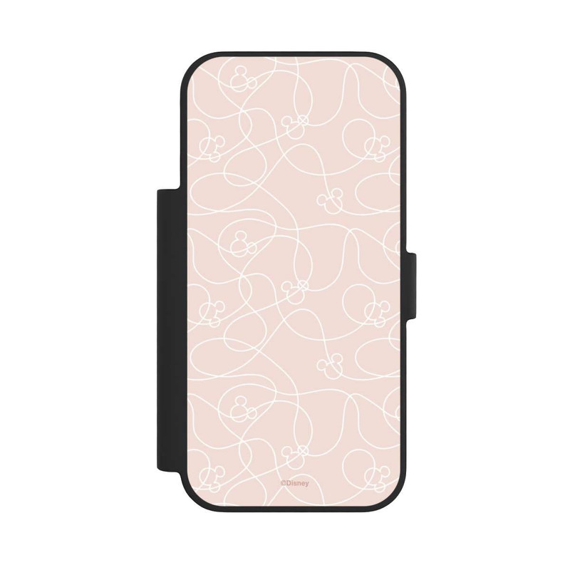 iPhone 17 Pro NIVOflip Micky Line Art Muster Rosa