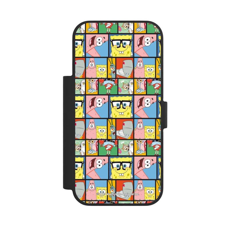 iPhone 17 Pro NIVOflip Motif de mémoire des amis de Bob l'éponge