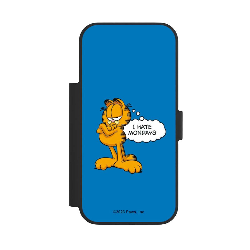 iPhone 17 Pro NIVOflip Garfield I Hate Mondays Blau