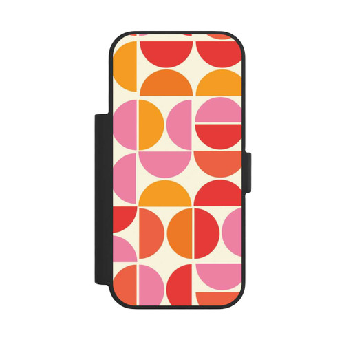 Apple iPhone 17 Pro NIVOflip Retro Trend Muster Orange